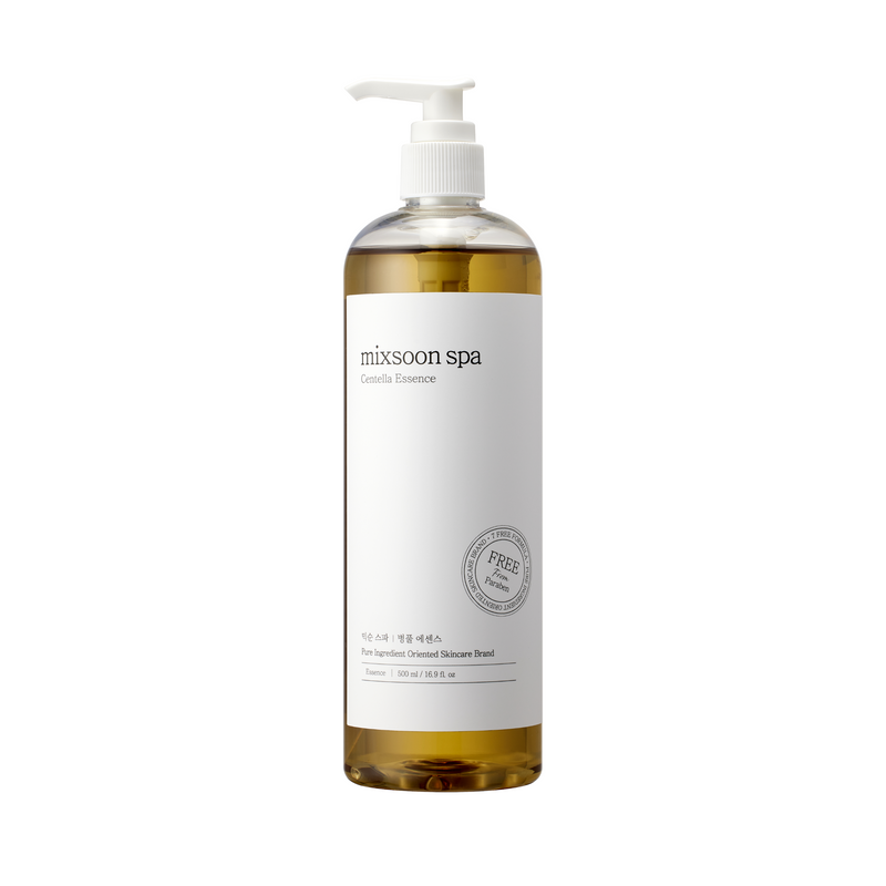 mixsoon spa Centella Essence 500ml — official product photograph; package size unconfirmed