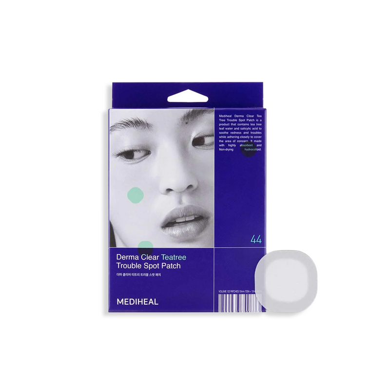 Derma Clear Teatree Trouble Spot Patch — official product photograph; package size unconfirmed