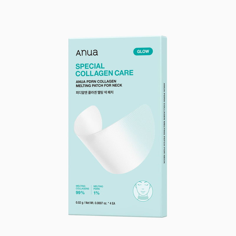 PDRN Collagen Melting Patch For Neck 4ea — official product photograph; package size unconfirmed