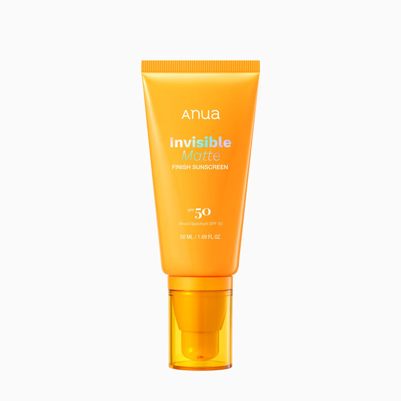 Invisible Matte Finish Sunscreen — official product photograph; package size unconfirmed