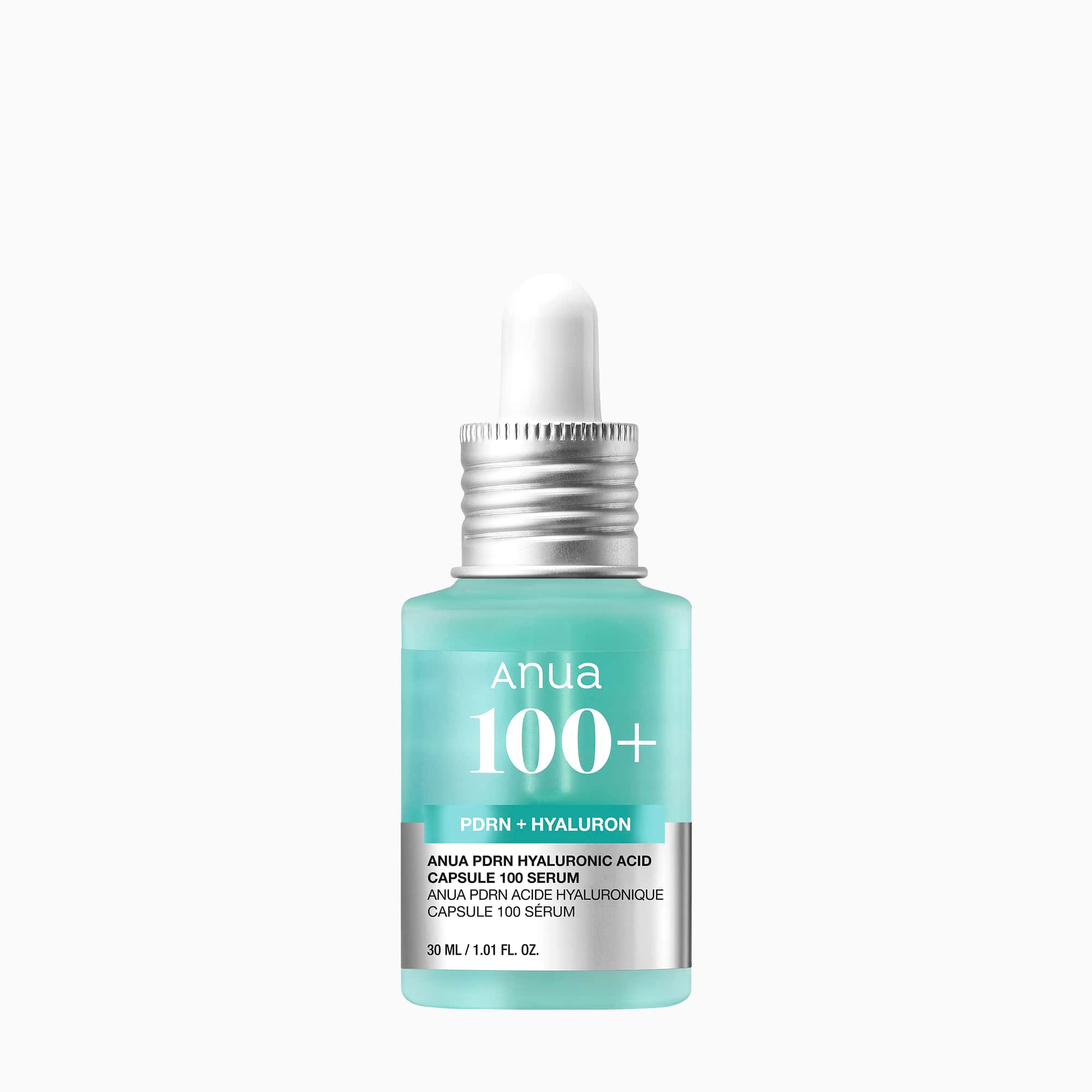 PDRN Hyaluronic Acid Capsule 100 Serum — official photo; label reads 30 mL