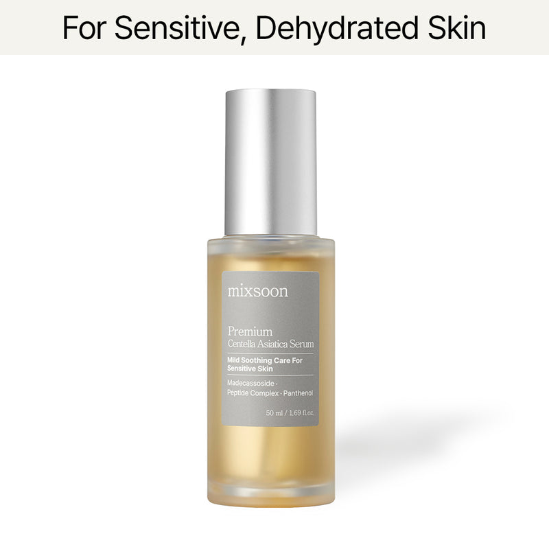mixsoon Premium Centella Asiatica Serum 50ml — official product photograph; package size unconfirmed