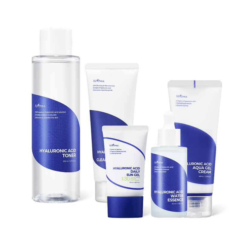 Hyaluronic Acid Daily Aqua Hydration 5-Step Set — official product photograph; package size unconfirmed