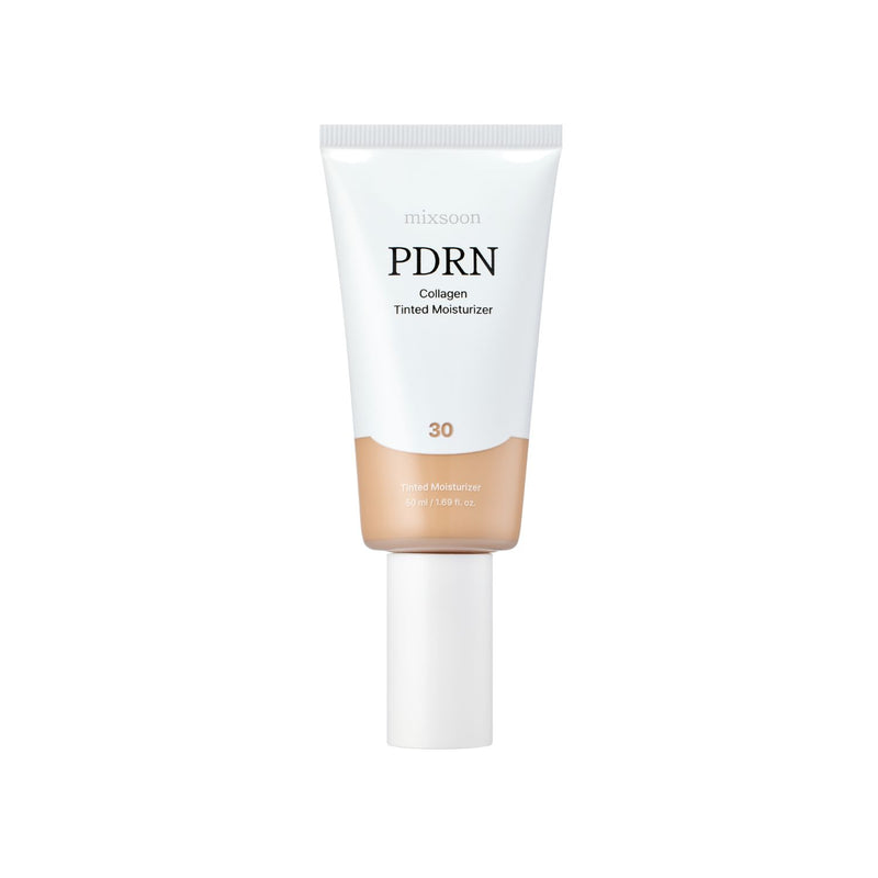 mixsoon PDRN Collagen Tinted Moisturizer No. 30 Melt 50ml — official product photograph; package size unconfirmed
