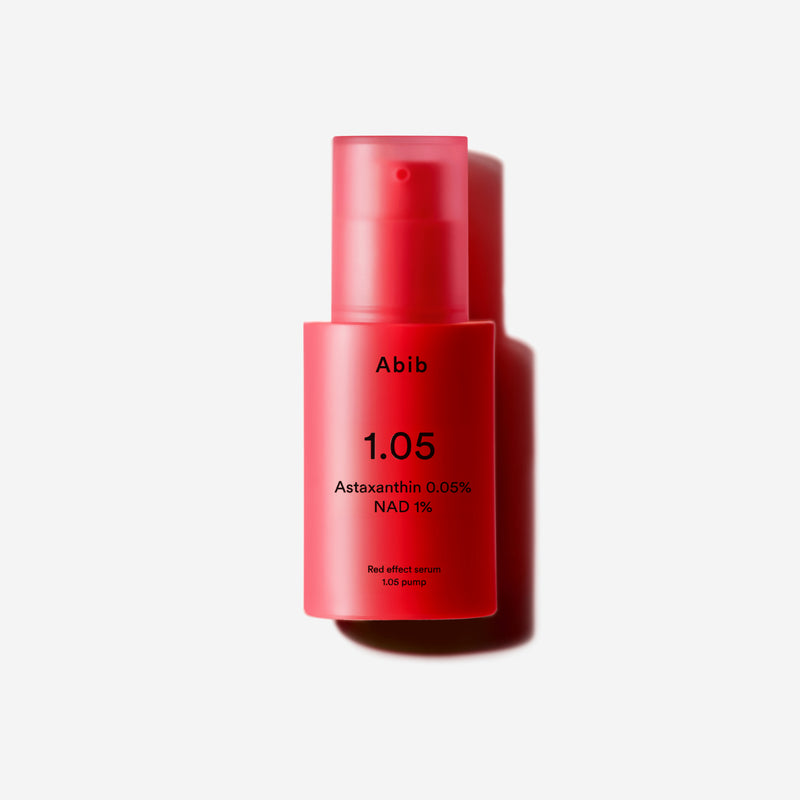 Red effect serum 1.05 pump — official product photograph; package size unconfirmed