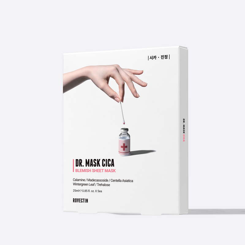 Dr. Mask Cica Blemish — official product photograph; package size unconfirmed