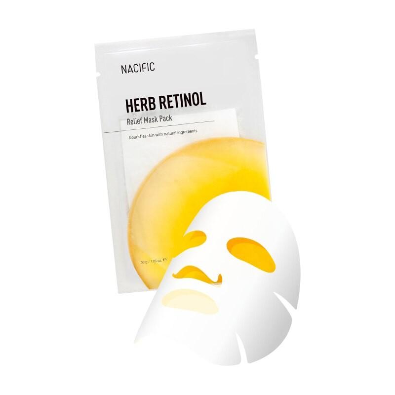 NACIFIC Herb Retinol Relief Mask — official product photograph; package size unconfirmed