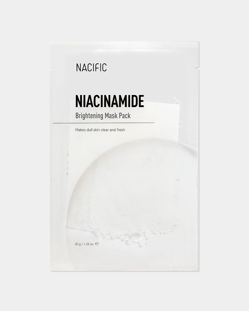 NACIFIC Niacinamide Brightening Mask — official product photograph; package size unconfirmed