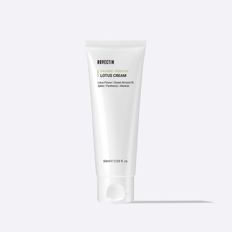 Rovectin Calming Lotus Cream — official product photograph; package equivalence unconfirmed