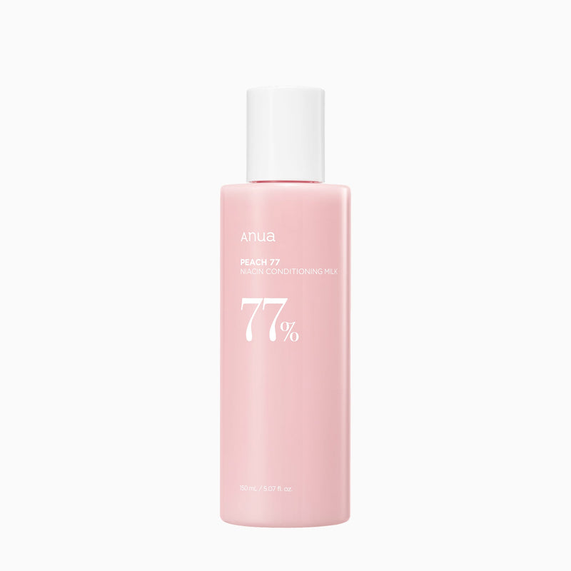 Peach 77 Niacin Conditioning Milk — official product photograph; package size unconfirmed